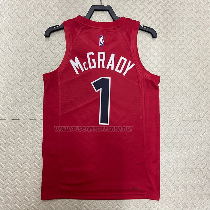 Camiseta Tracy Mcgrady NO 1 Toronto Raptors Icon 2022-23 Rojo
